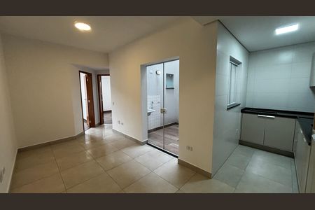 Sala - Sala de jantar  de apartamento para alugar com 2 quartos, 48m² em Vila Alice, Santo André