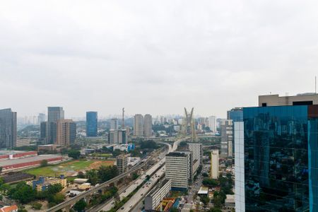 Vista de apartamento à venda com 1 quarto, 44m² em Brooklin, São Paulo
