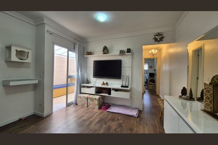 Sala  de apartamento à venda com 2 quartos, 70m² em Vila Alpina, Santo André
