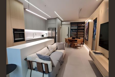 Sala de apartamento para alugar com 2 quartos, 107m² em João Paulo, Florianópolis