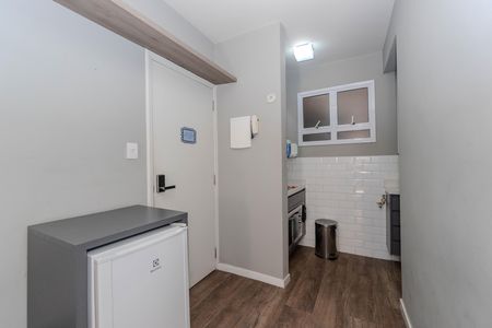 Cozinha de apartamento para alugar com 1 quarto, 44m² em Liberdade, São Paulo
