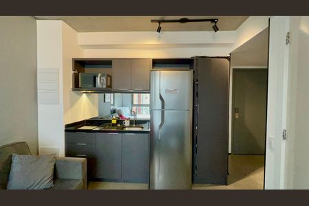 Cozinha de kitnet/studio à venda com 1 quarto, 25m² em Cerqueira César, São Paulo