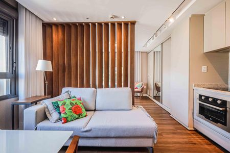 Sala de apartamento à venda com 1 quarto, 44m² em Petrópolis, Porto Alegre