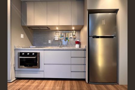 Cozinha de apartamento para alugar com 1 quarto, 44m² em Petrópolis, Porto Alegre