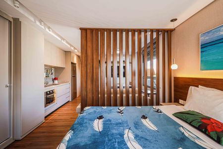 Apartamento para alugar com 44m², 1 quarto e sem vagaQuarto 