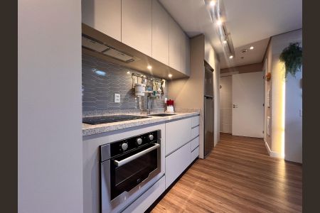 Cozinha de apartamento para alugar com 1 quarto, 44m² em Petrópolis, Porto Alegre