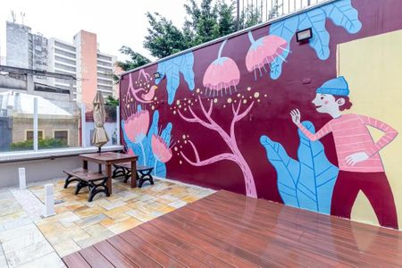 Área comum de apartamento para alugar com 1 quarto, 55m² em Santa Cecilia, São Paulo
