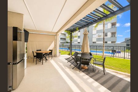 Área externa de apartamento à venda com 2 quartos, 52m² em Buritis, Belo Horizonte