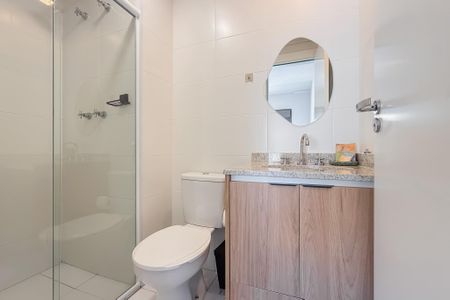 Apartamento para alugar com 50m², 1 quarto e 1 vaga Apartamento para alugar com 50m², 1 quarto e 1 vagaBanheiro da Suíte