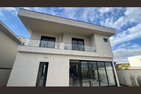Fachada de casa de condomínio à venda com 4 quartos, 350m² em Parque Imperador, Campinas