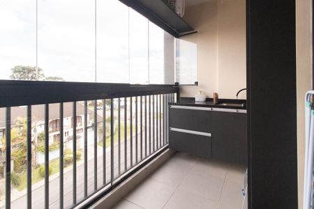 Varanda da Sala de kitnet/studio para alugar com 1 quarto, 47m² em Lindoia, Curitiba