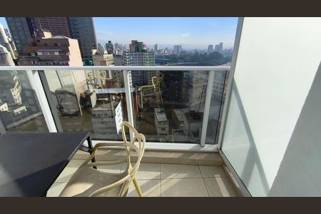 Varanda de kitnet/studio para alugar com 1 quarto, 22m² em Sé, São Paulo