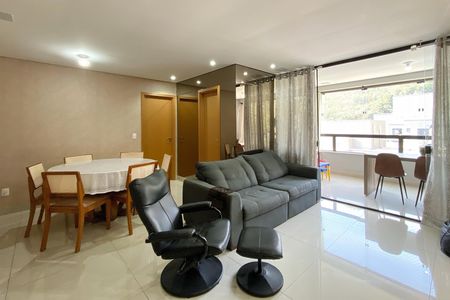 Sala de apartamento à venda com 4 quartos, 126m² em Buritis, Belo Horizonte