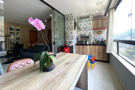 Varanda da Sala de apartamento à venda com 4 quartos, 126m² em Buritis, Belo Horizonte