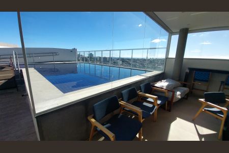 Área externa - Piscina de apartamento à venda com 2 quartos, 52m² em Caiçaras, Belo Horizonte