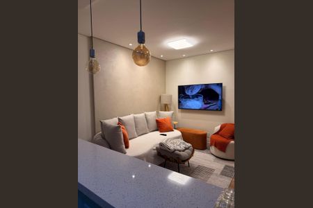 Sala de apartamento à venda com 2 quartos, 70m² em Olímpico, São Caetano do Sul