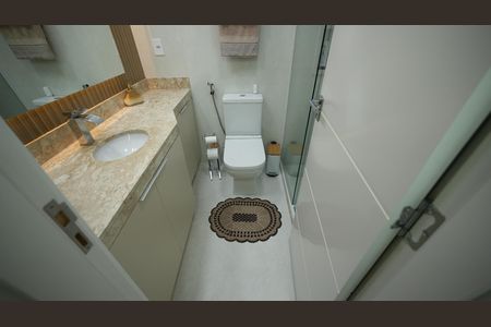 Apartamento à venda com 125m², 3 quartos e 3 vagasBanheiro da Suíte 3