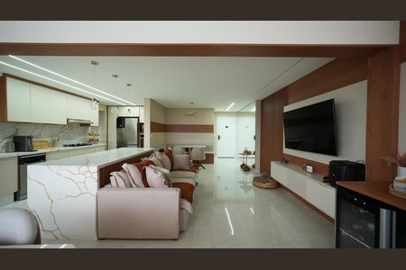 Sala de apartamento à venda com 3 quartos, 125m² em Vila Santa Teresa, Santo André