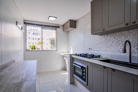 Cozinha e Área de Serviço de apartamento para alugar com 2 quartos, 55m² em Cadeia Nova, Santo André