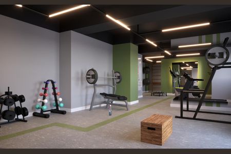 Apartamento para alugar com 35m², 2 quartos e sem vagaÁrea comum - Academia
