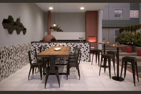 Apartamento para alugar com 35m², 2 quartos e sem vagaÁrea comum - Churrasqueira