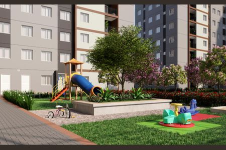 Apartamento para alugar com 35m², 2 quartos e sem vagaÁrea comum - Playground