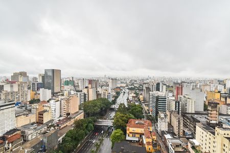 Vista da varanda de apartamento para alugar com 1 quarto, 29m² em Liberdade, São Paulo