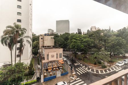 Vista da Sala de apartamento para alugar com 2 quartos, 60m² em Higienópolis, São Paulo