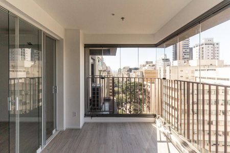 Varanda da Sala de apartamento para alugar com 2 quartos, 60m² em Higienópolis, São Paulo