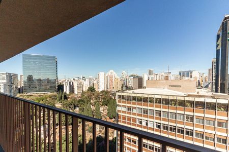 Vista da Sala de apartamento para alugar com 1 quarto, 44m² em Higienópolis, São Paulo