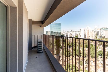 Varanda da Sala de apartamento para alugar com 2 quartos, 54m² em Higienópolis, São Paulo