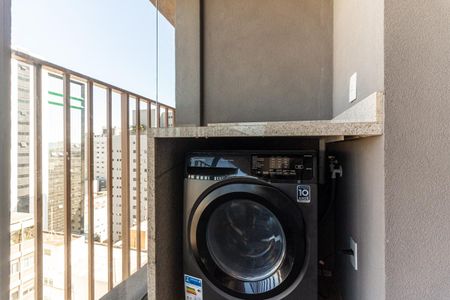 Varanda da Sala de apartamento para alugar com 2 quartos, 54m² em Higienópolis, São Paulo