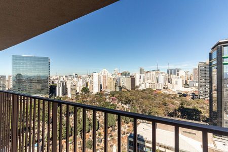 Vista da Sala de apartamento para alugar com 1 quarto, 33m² em Higienópolis, São Paulo