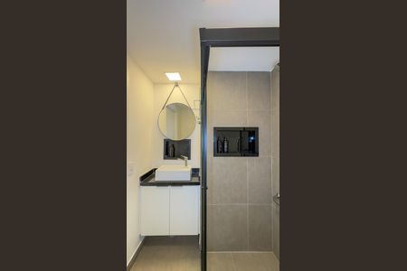 Studio para alugar com 25m², 1 quarto e sem vaga Studio para alugar com 25m², 1 quarto e sem vagaBanheiro