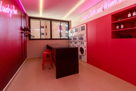 Studio para alugar com 25m², 1 quarto e sem vaga Studio para alugar com 25m², 1 quarto e sem vagaLavanderia