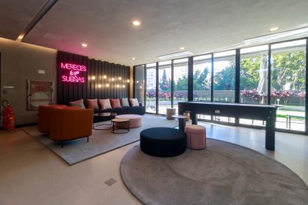Studio para alugar com 25m², 1 quarto e sem vaga Studio para alugar com 25m², 1 quarto e sem vagaSala de Jogos