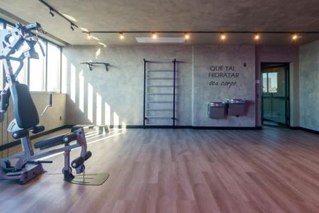 Studio para alugar com 25m², 1 quarto e sem vaga Studio para alugar com 25m², 1 quarto e sem vagaAcademia