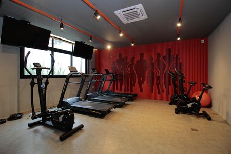 Studio à venda com 24m², 1 quarto e sem vaga Studio à venda com 24m², 1 quarto e sem vagaAcademia