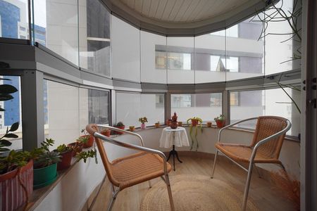 Varanda da Sala de apartamento para alugar com 3 quartos, 82m² em Centro, Florianópolis