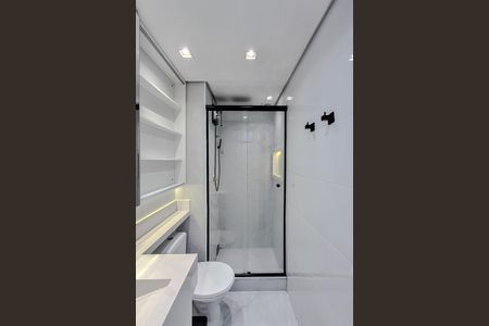 Banheiro de apartamento para alugar com 1 quarto, 34m² em Cambuci, São Paulo