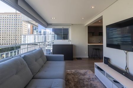 Apartamento para alugar com 56m², 1 quarto e 1 vaga Apartamento para alugar com 56m², 1 quarto e 1 vagaSala