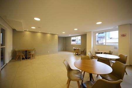 Apartamento para alugar com 36m², 2 quartos e 1 vagaÁrea comum - Salão de festas
