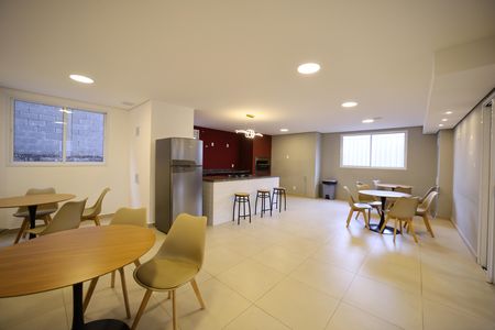 Apartamento para alugar com 36m², 2 quartos e 1 vagaÁrea comum - Salão de festas
