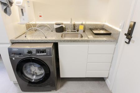 Studio à venda com 23m², 1 quarto e sem vagaCozinha