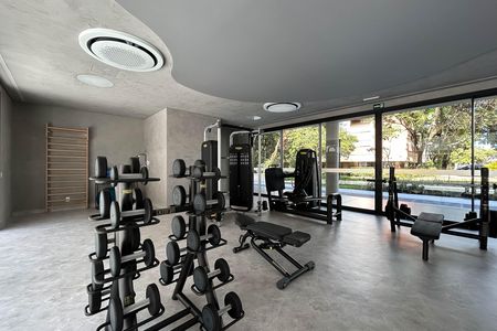 Apartamento para alugar com 40m², 1 quarto e 1 vaga Apartamento para alugar com 40m², 1 quarto e 1 vagaÁrea comum - Academia