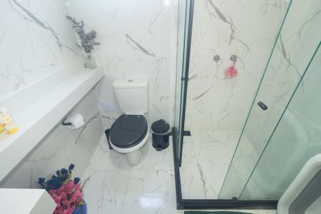 Banheiro de apartamento à venda com 2 quartos, 43m² em Campo Grande, Rio de Janeiro