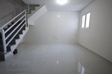 Sala e Cozinha de apartamento para alugar com 3 quartos, 150m² em Vila Humaita, Santo André