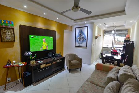 Sala de apartamento à venda com 3 quartos, 72m² em Grajaú, Rio de Janeiro