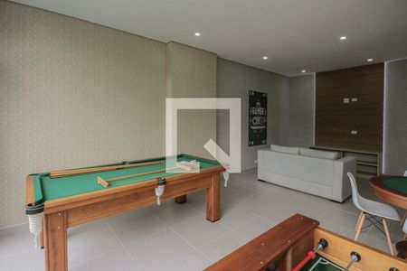 Área comum - Sala de Jogos de apartamento para alugar com 1 quarto, 32m² em Parque da Vila Prudente, São Paulo