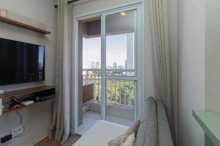 Varanda da Sala de apartamento para alugar com 1 quarto, 32m² em Parque da Vila Prudente, São Paulo